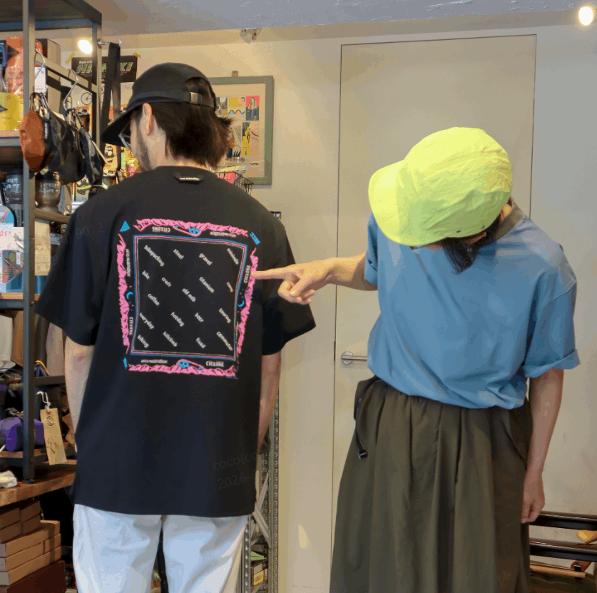CICLORE x and Wander Dry Mesh Back Print Tee